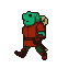 Pixel Art: character runs (Remix)