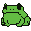 Pixel Art: frog breaths