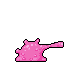 Pixel Art: pink slime attacks