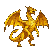Golden Dragon Roars: Fierce, Mighty Animated Power