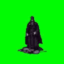 Pixel Art: saint of silence  (128x128) (generated with AI by Thalros Sprite).