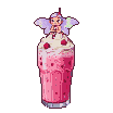 Pixie Sips Sweet Strawberry Milkshake Delight
