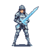 Pixel Art: fighting pose
