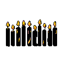 This pixel art showcases abstract, flickering clusters of yellow and pink, accented with green and white, evoking a sense of digital energy or stylized fire. Against the stark black backdrop, these dynamic elements create a high-contrast, retro aesthetic.