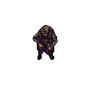 Pixel Art: soldier is walking, top-down view (generated with AI by sandacz).