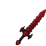 Pixel Art: set of 45-angled unique rpg weapons (swords, axes, clubs, wa...