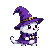 Cute Witch Creature's Whimsical Walk