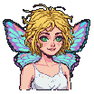 Whimsical Pixie Portrait: Ethereal Wings, Magical Sparkle