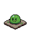 Pixel Art: slime does happy small jumps (Remix)