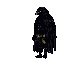 Pixel Art: character is walking, sideview 2d, still camera (generated with AI by sandacz).