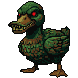 Pixel Art: duck monster