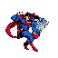 Pixel Art: Create a superman fight (generated with AI by Karakryn Fireborn).