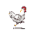 Jaunty Chicken Stride: Retro Game Animation