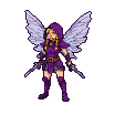 Winged Warrior's Swift Dagger Attack