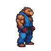 Mighty Bear Fighter: Victorious Retro Stance