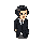 Pixel Art: character is walking
