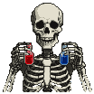 Skeleton's Choice: Red or Blue Vial Dilemma