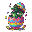 Easter Dragon Hatches: Joyful Surprise