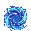 Pixel Art: ice swirl vfx