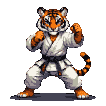 Pixel Art: fighting stance
