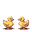 Pixel Art: duckling animation (generated with AI by pixie.haus).