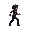 Retro Runner: Determined Woman in Motion
