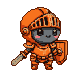 Pixel Art: character attacks