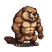 Pixel Art: Create a seamless 6-frame running animation of this exact mu...