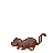 A green snake and two brown rats as pixel art sprites, shown from a top-down perspective.
