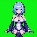 Pixel Art: Nsfw (generated with AI by Norwyn Wizard).