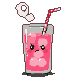 Pixel art generated with AI prompt: kawaii drink is boiling 