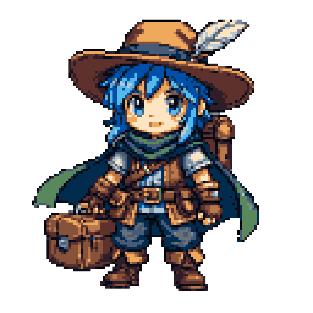 Charming Explorer Ready for Adventure
