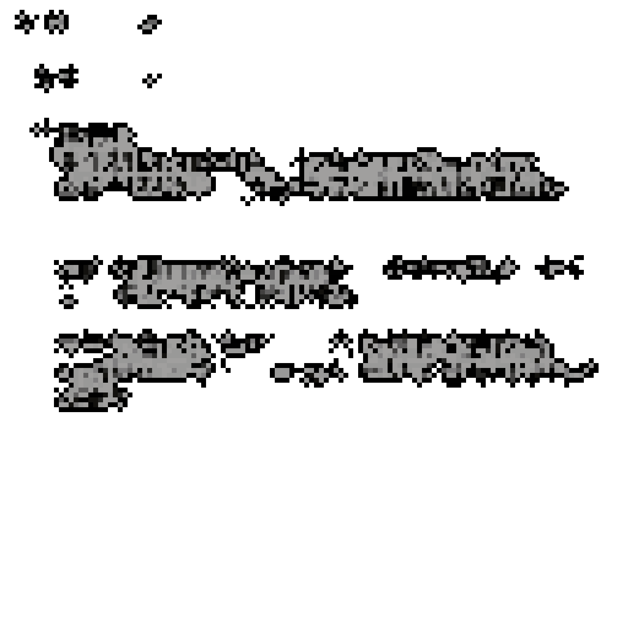 Obscured Grey Text on Black: Fragmented Data Mystery