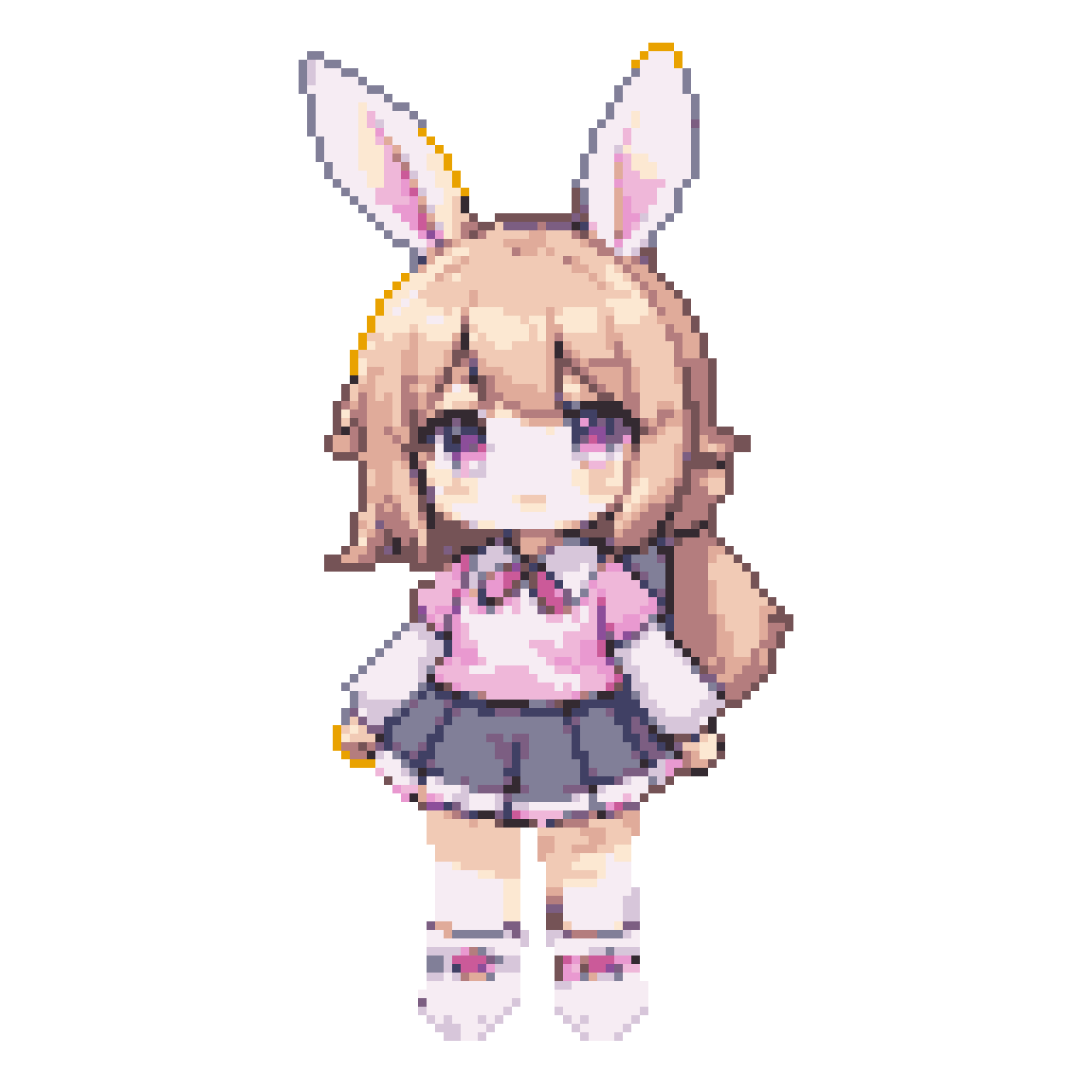Melancholy Bunny Girl: Sweet Anime Art