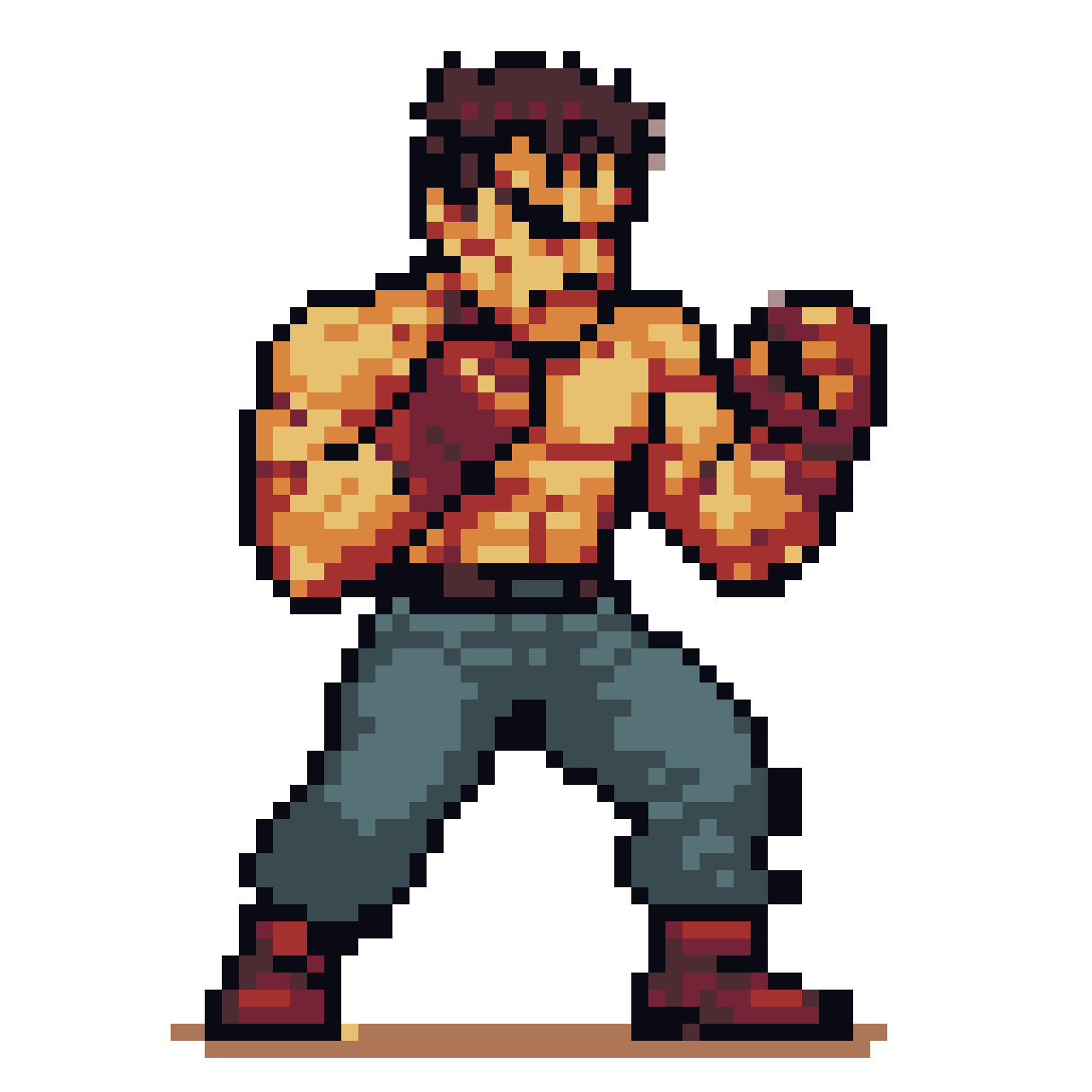 Mighty Fighter Ready for Battle