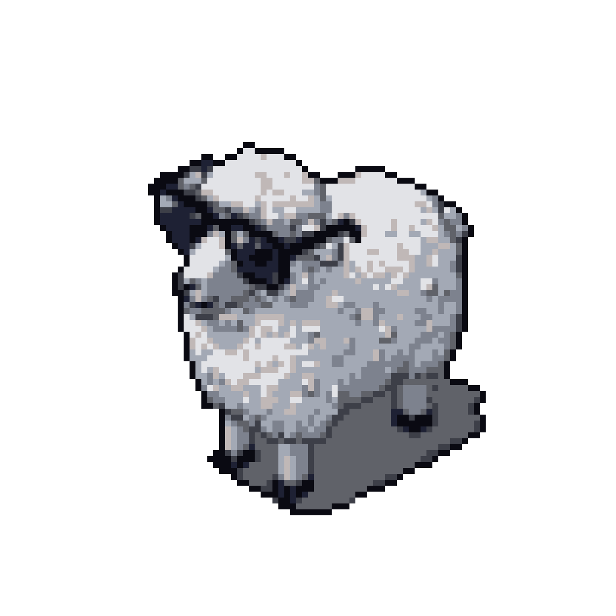 Iso Sheep Cool Sheep in Sunglasses: Isometric Retro Charm