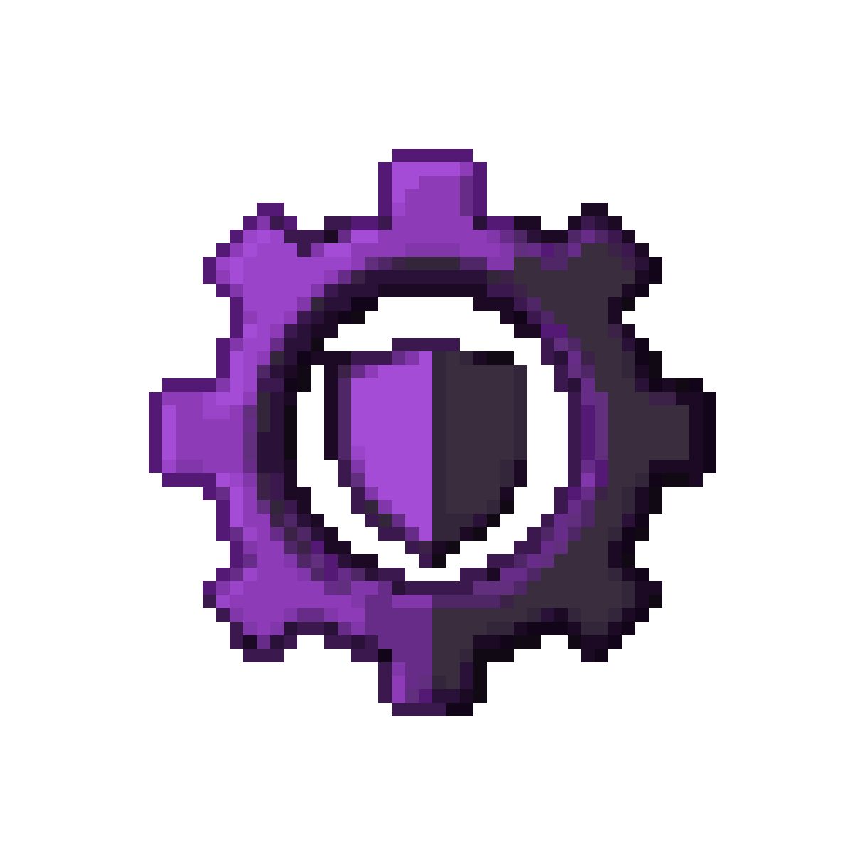 System Control Gear: Purple Shield Emblem Icon