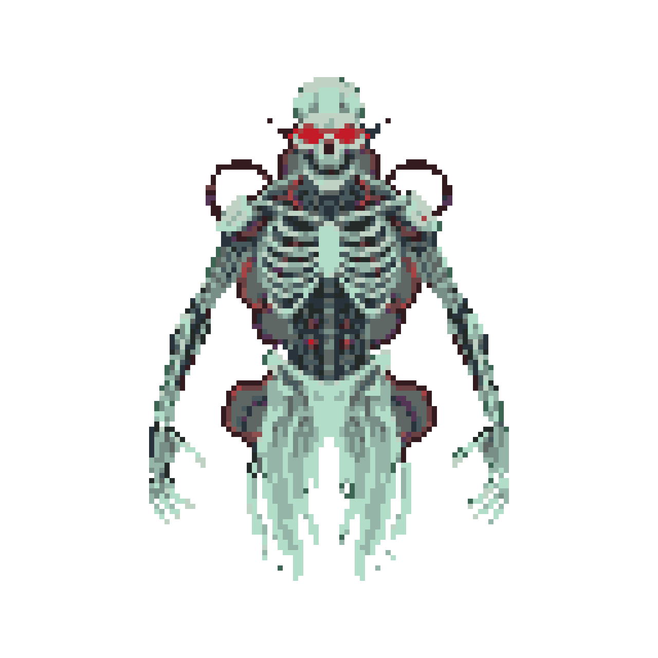 Pixel: Cybernetic Ghost: Malevolent AI Monster
