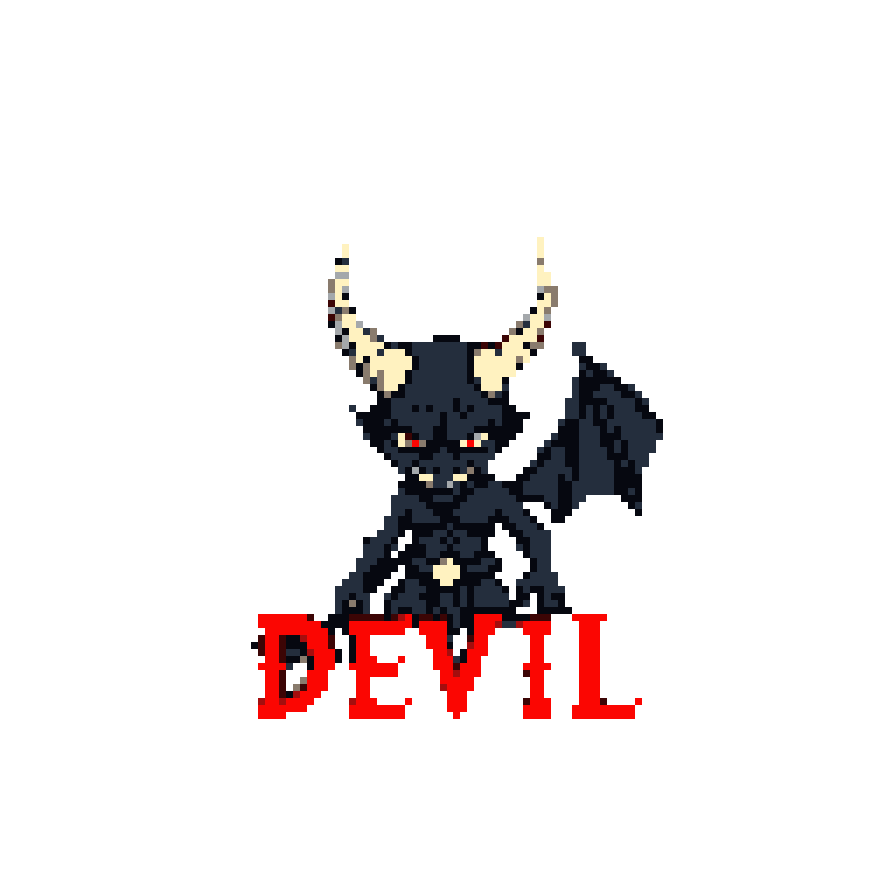 Mischievous Devil Ready to Pounce - Dark & Sinister