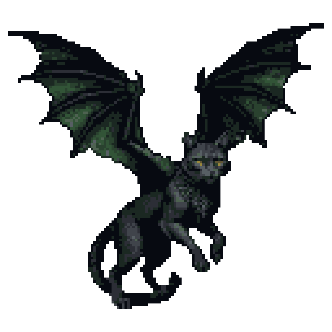 Archie Cat Dragon Shadow Dragon Cat: Luminous Eyes, Ethereal Flight