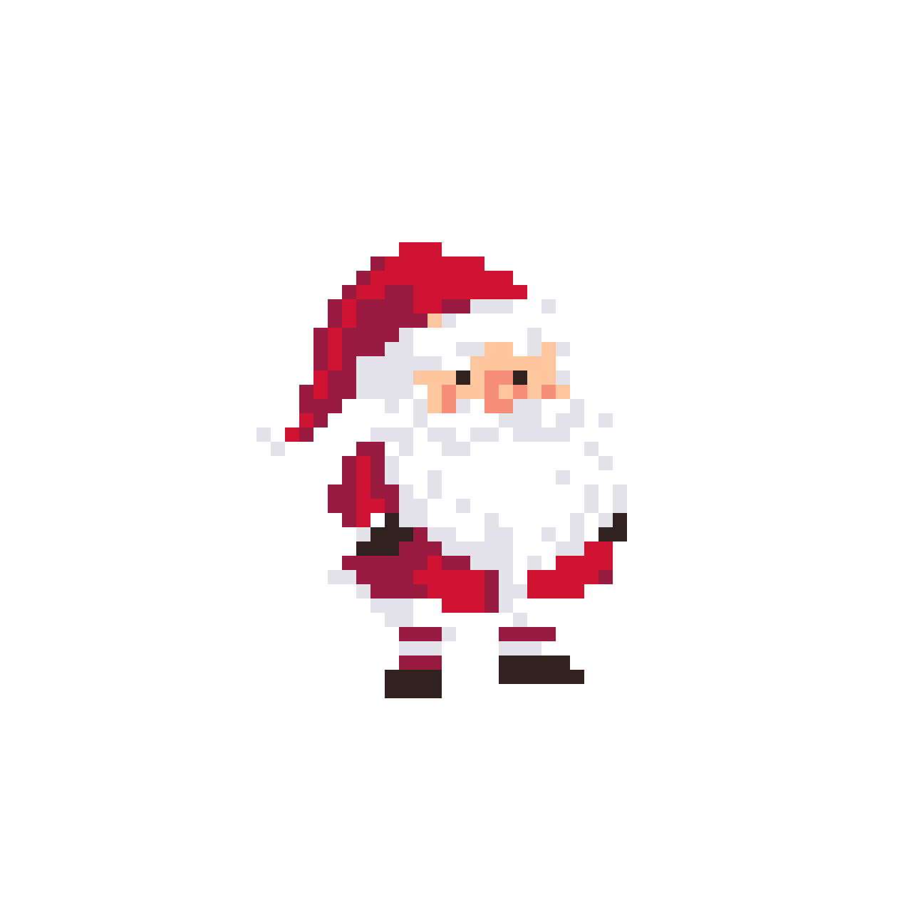 Jolly Santa Claus: Festive Retro Holiday Icon