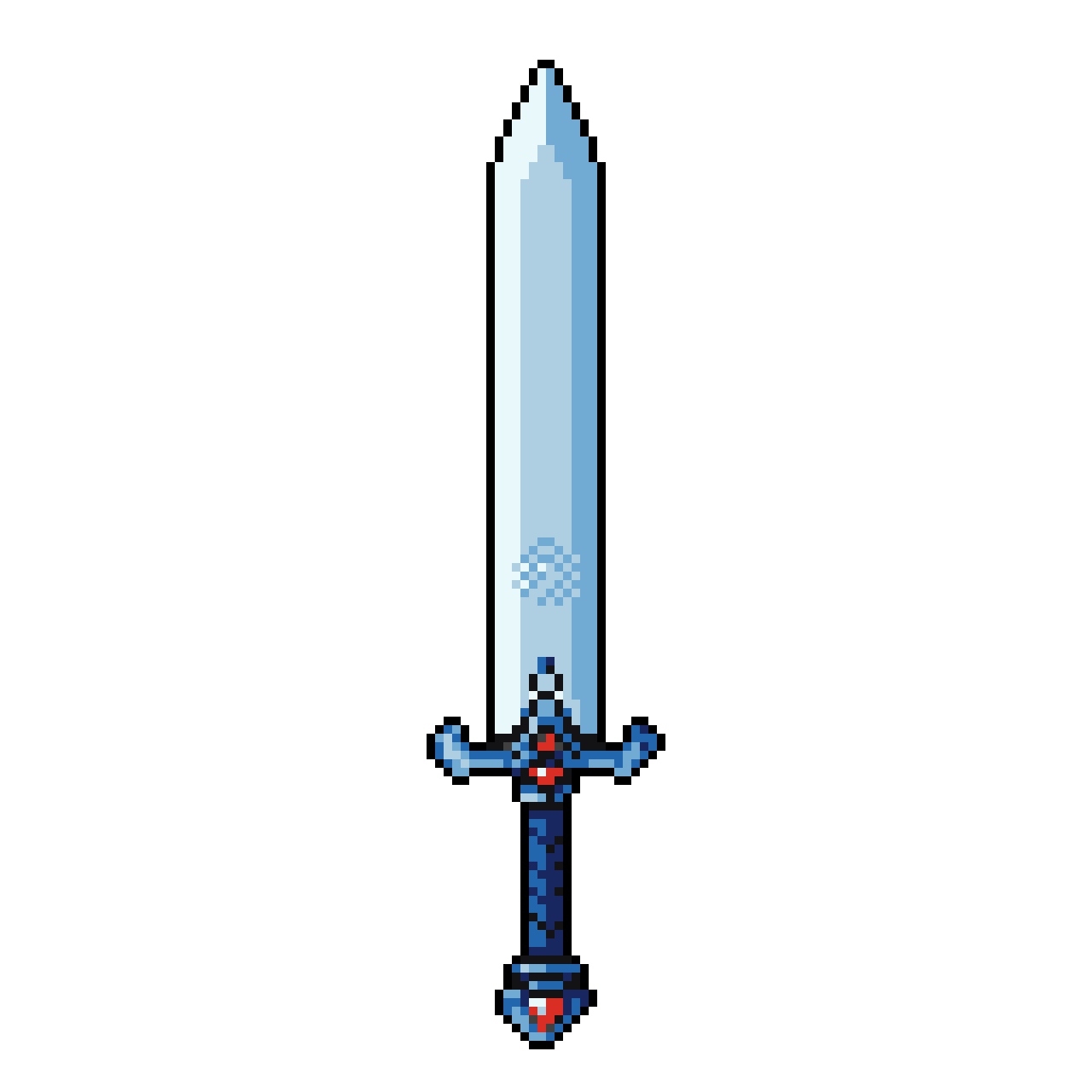 Sword Blue Color Code Mystic Blue Sword: Fantasy Artifact of Power