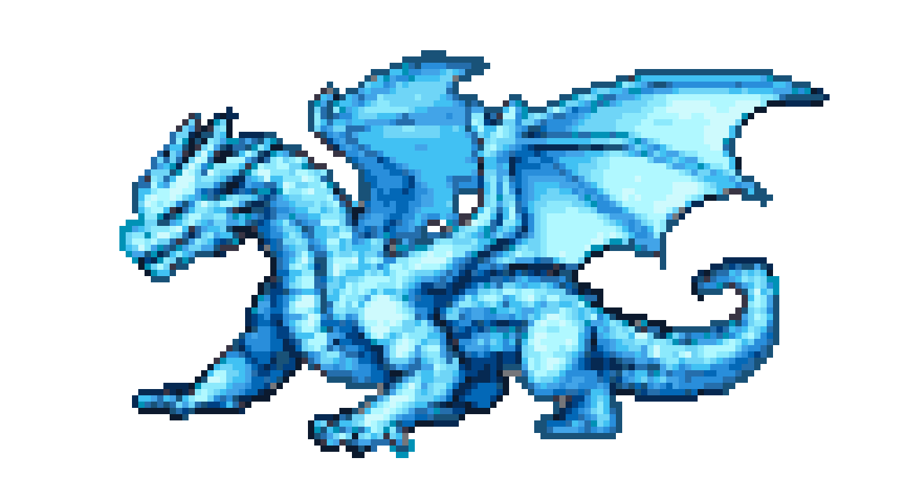 Fierce Animation Ice Dragon Attack: Fierce Animated Creature Ready to Strike