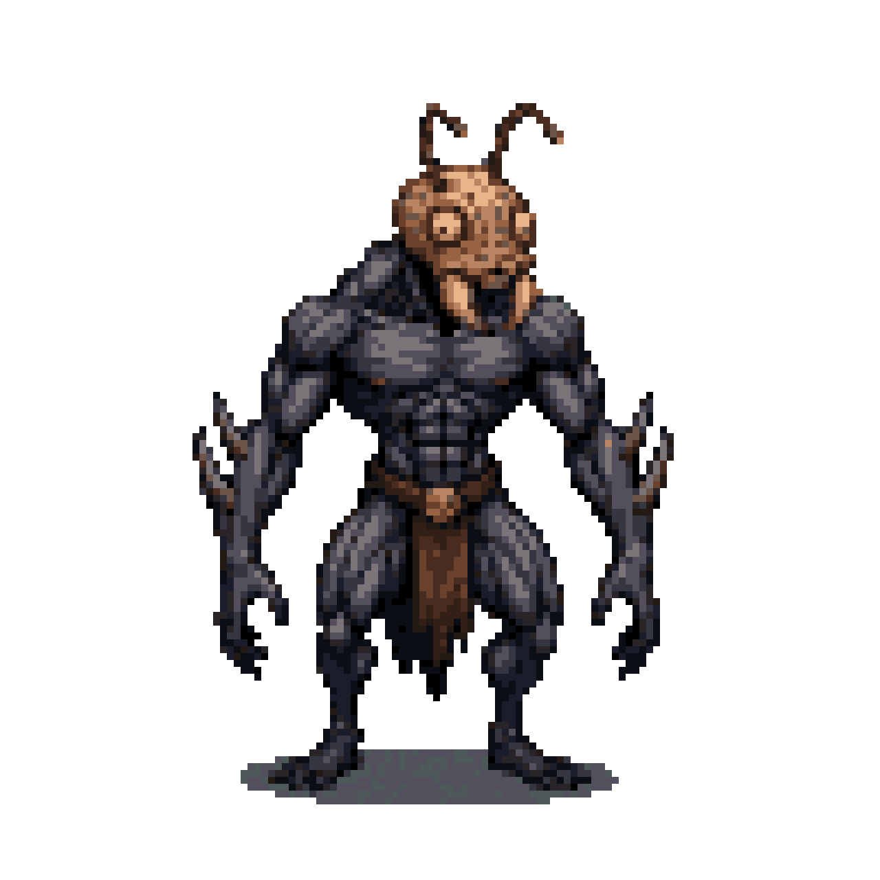 Ant-Head Demon: Menacing Power Ready for Action