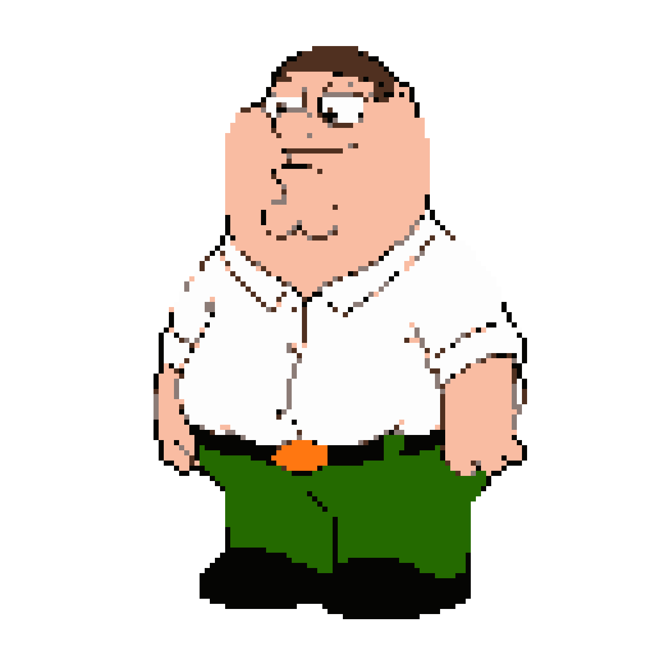 Peter Griffin Sprite: Retro Gaming Style