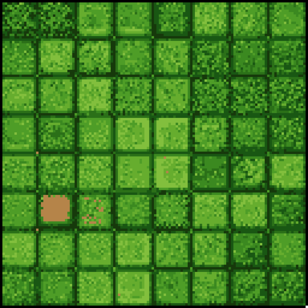 Green Grid Texture: Subtle Red Accents