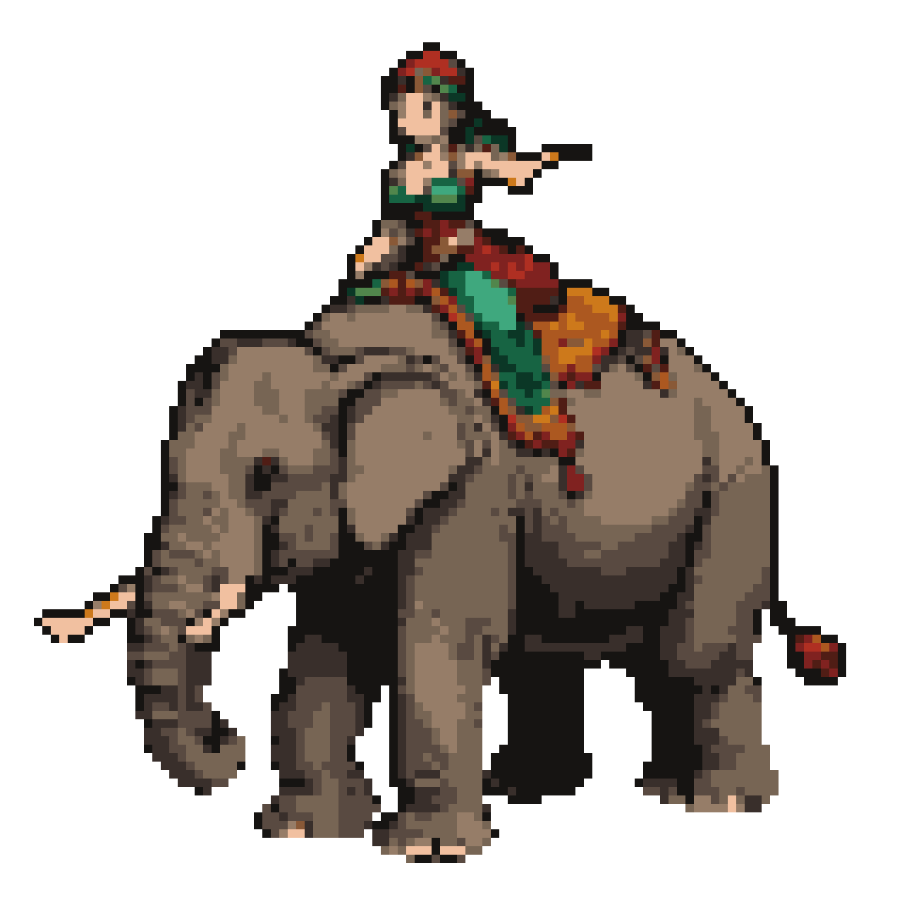 Elf Rider Elf Rider on Elephant: Epic Journey Adventure