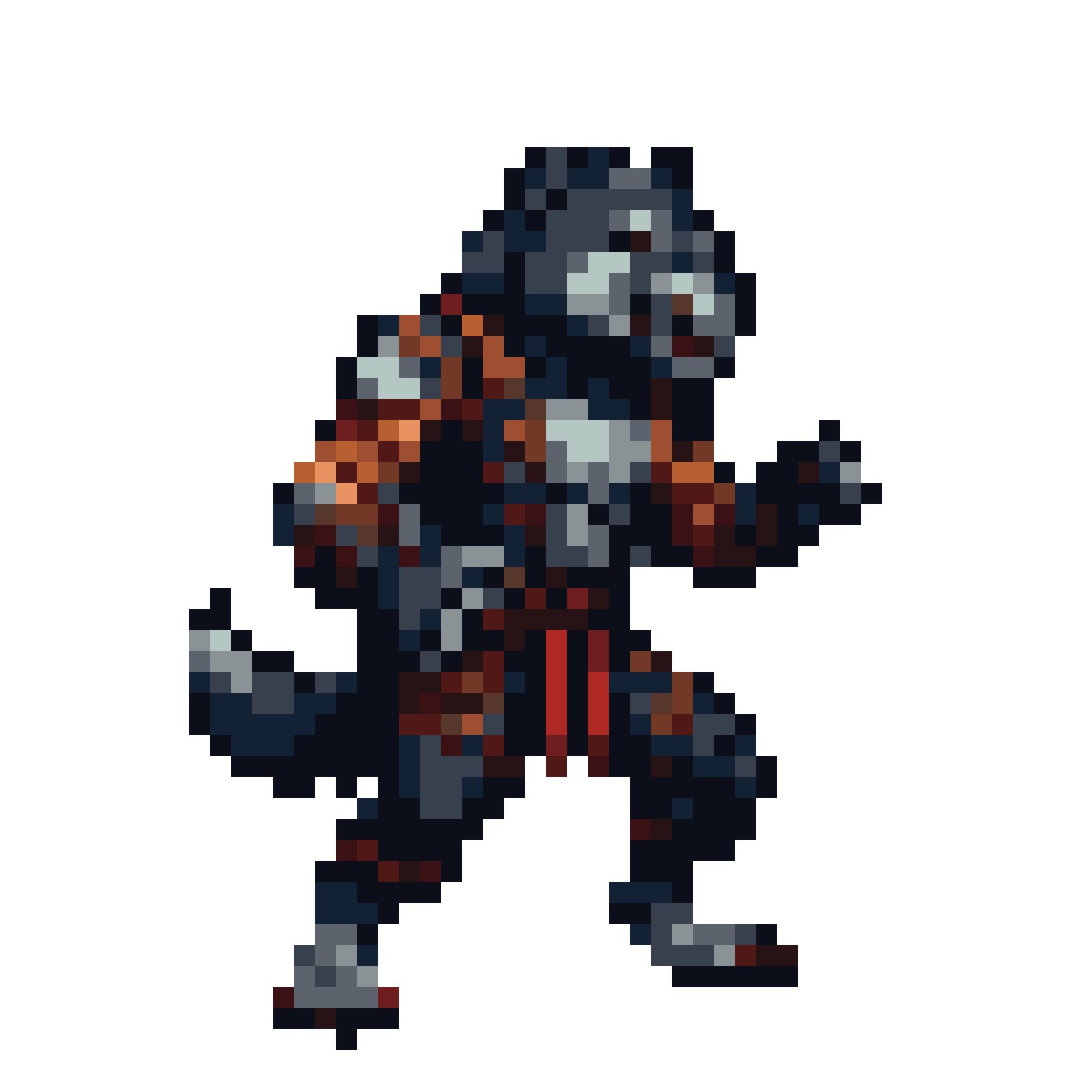 Fierce Animation Warrior Wolf Kick: Fiery Anime Action 52x52