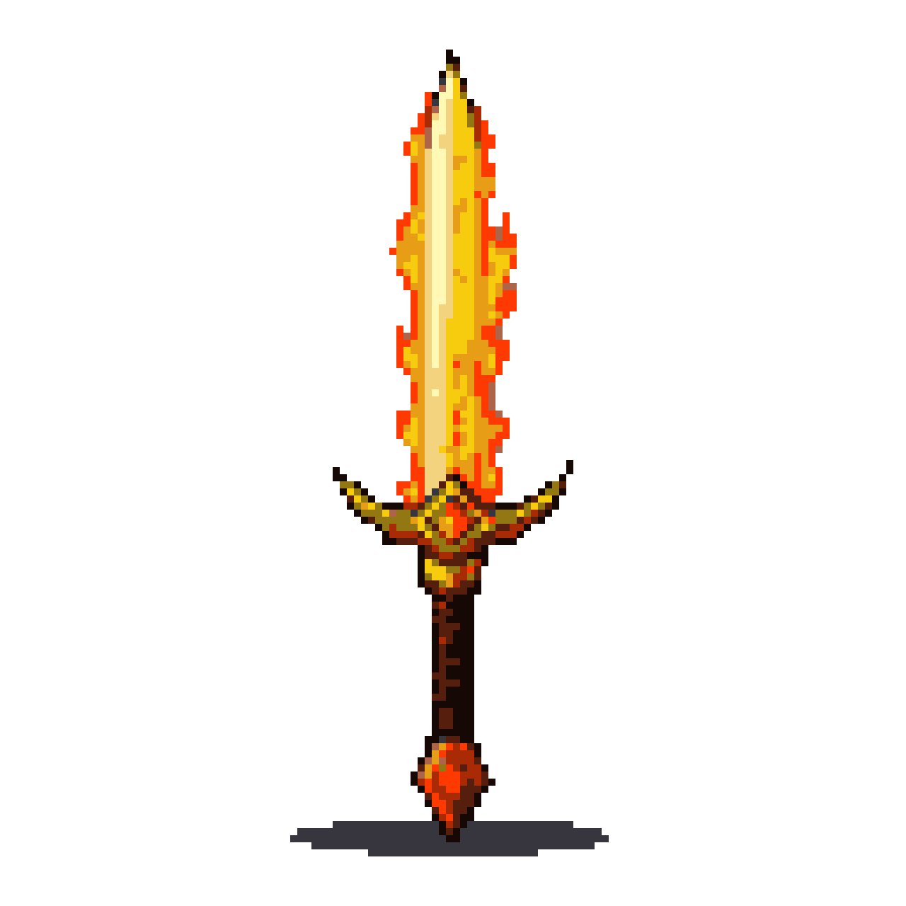 Fiery Sword of Power: Legendary Fantasy Weapon