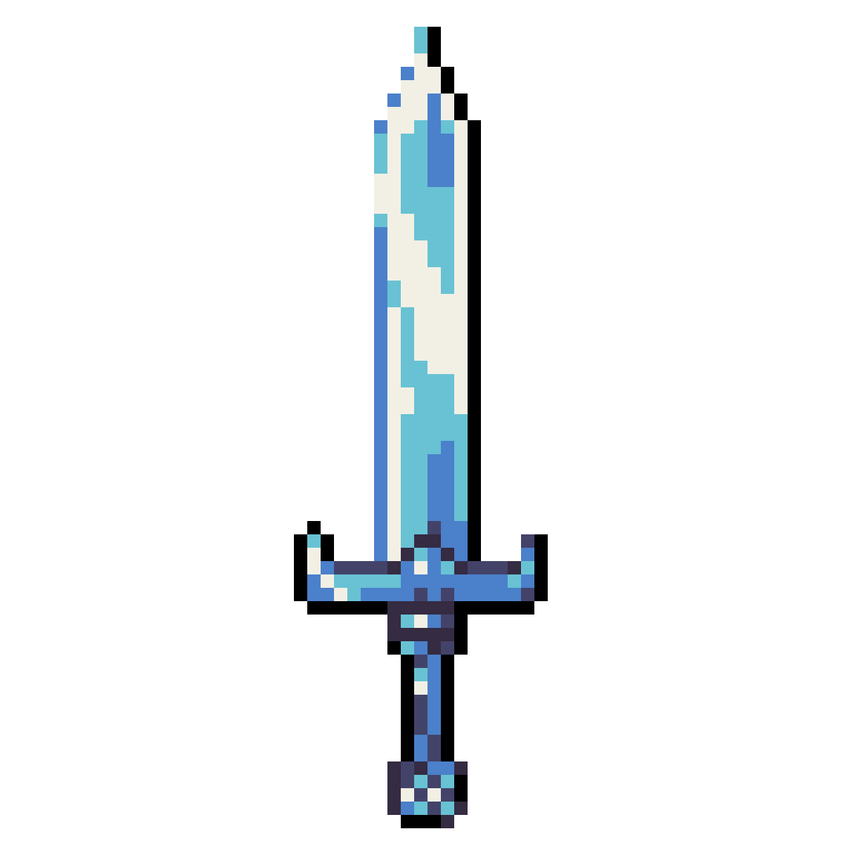 Sword Blue Color Code Mystic Blue Sword: Fantasy Adventure Weapon